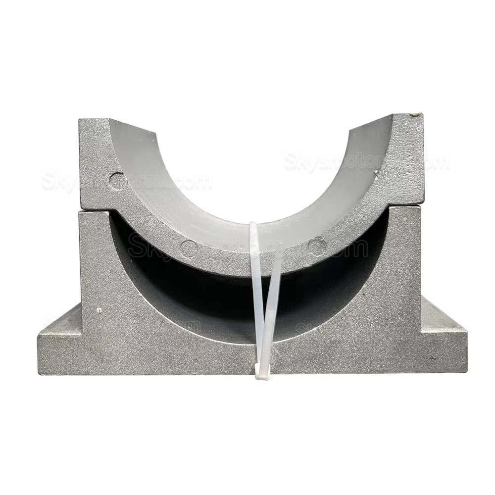 65mm/80mm/100mm/125mm Aluminum Clamp Holder / CNC Spindle Motor Bracket Seat OSP001705